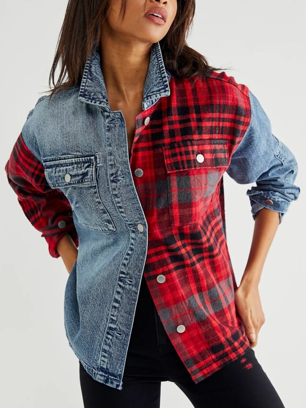 Blue Revival Plaid Shacket